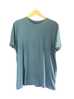 GOODIELLOW- MENS BLUE SOLID SHORT SLEEVE T-SHIRT SIZE LARGE
